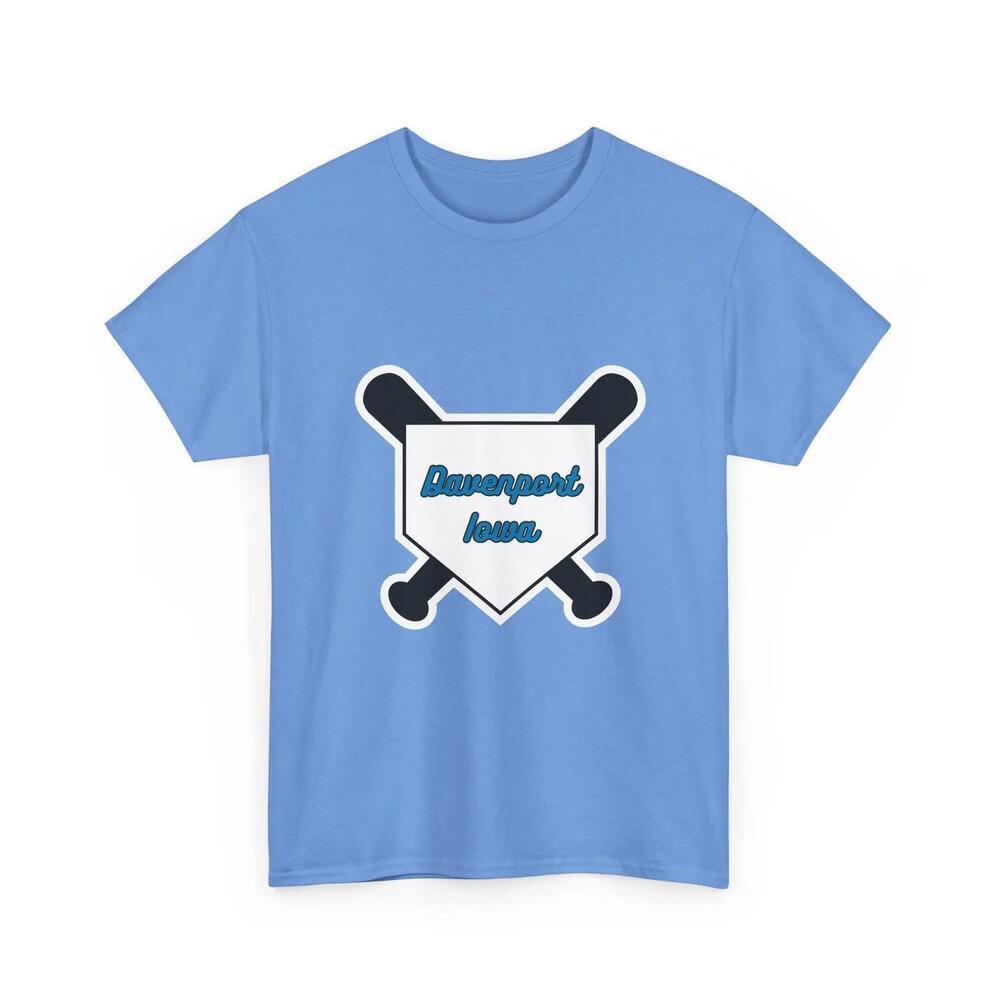 Davenport Iowa Baseball Tshirt , Championship Tee, 100 Cotton